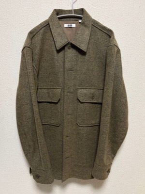 UNIQLO（ユニクロ）カーキのフリースジャケット