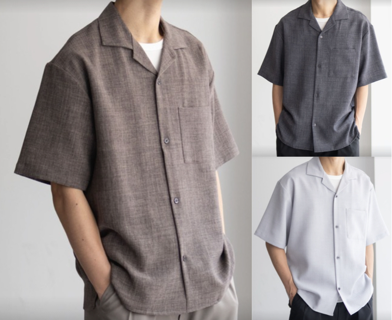 URBANCOLECTION（アーバンコレクション）ベージュ系の半袖シャツ