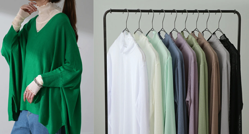 HUG.U（ハグユー）ホワイトのシアートップス