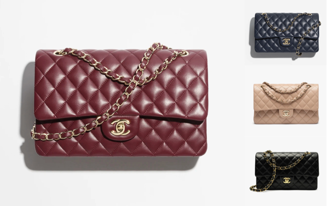 CHANEL(シャネル)ボルドーのハンドバッグ