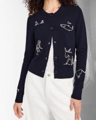 Sea NEW YORK(シーニューヨーク)ネイビーのカーディガン