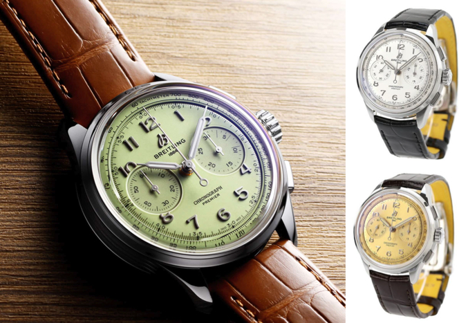 BREITLING(ブライトリング)ブラウンベルトの腕時計