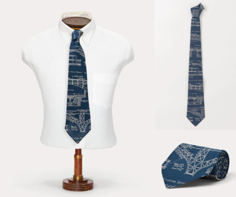 RALPH LAUREN(ラルフローレン)ネイビーのグラフィックネクタイ