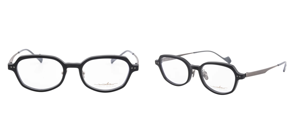 Micedrawブラックのメガネ