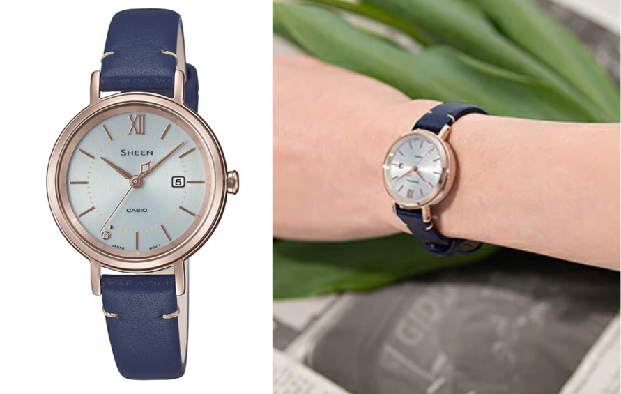 THE CLOCK HOUSE(ザクロックハウス)ネイビーの腕時計