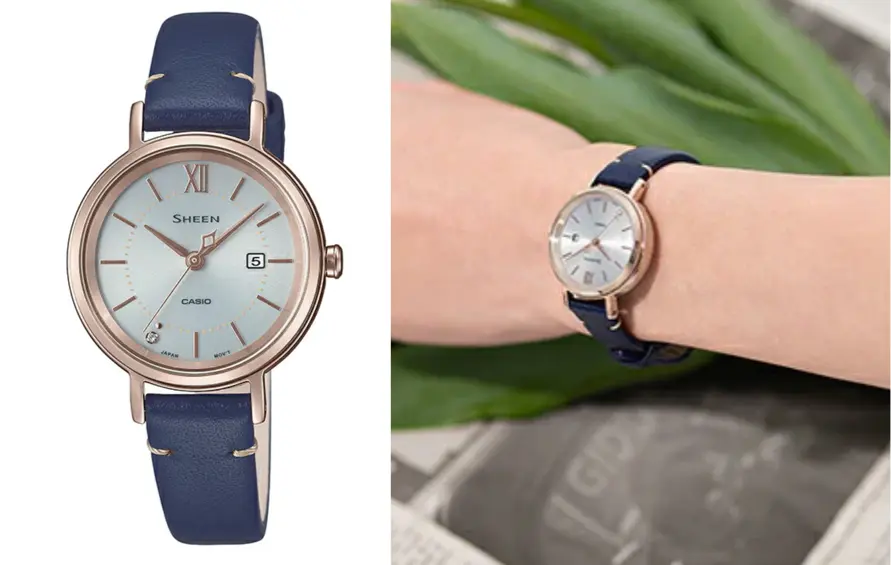 THE CLOCK HOUSE(ザクロックハウス)ネイビーの腕時計