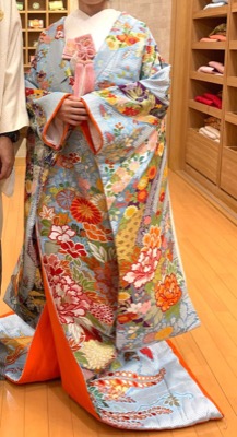 BRIDARIUM MUE(ブライダリウム ミュー)サックスブルー系の和装