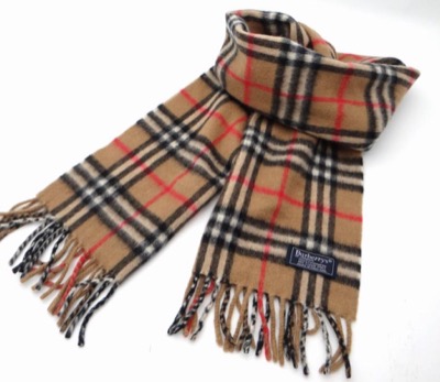 BURBERRY(バーバリー )ブラウンのチェックマフラー