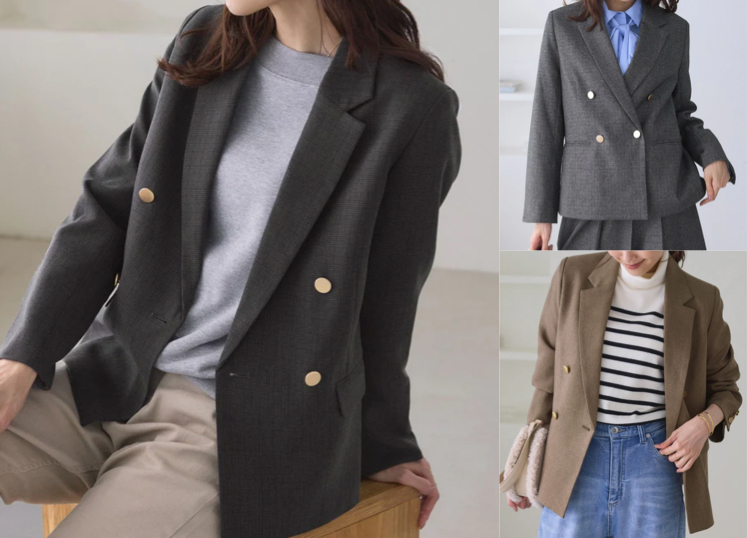 ROPÉ PICNIC（ロペピクニック）ブラックの金ボタンジャケット