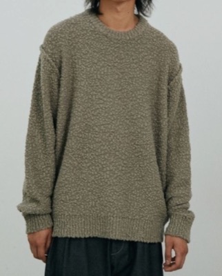 LIDNM(リドム)カーキのニット