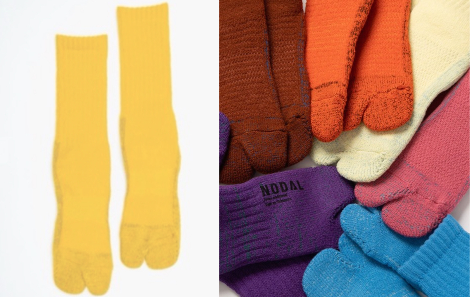 NODAL（ノーダル） イエローのソックス / 靴下