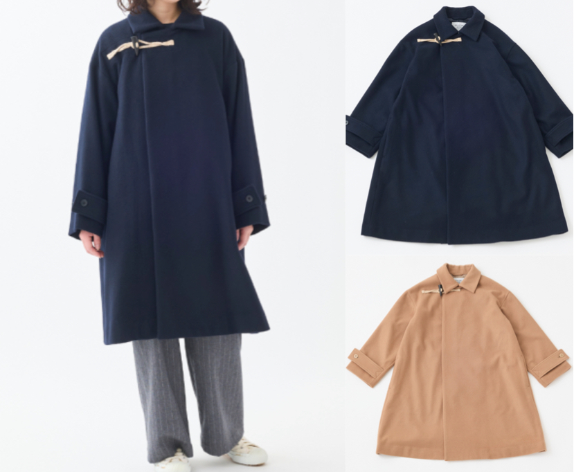 GRANDMA MAMA DAUGHTER(グランマママドーター)ネイビーのコート