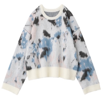 COCO DEAL（ココディール）ピンク系のジャガードニット