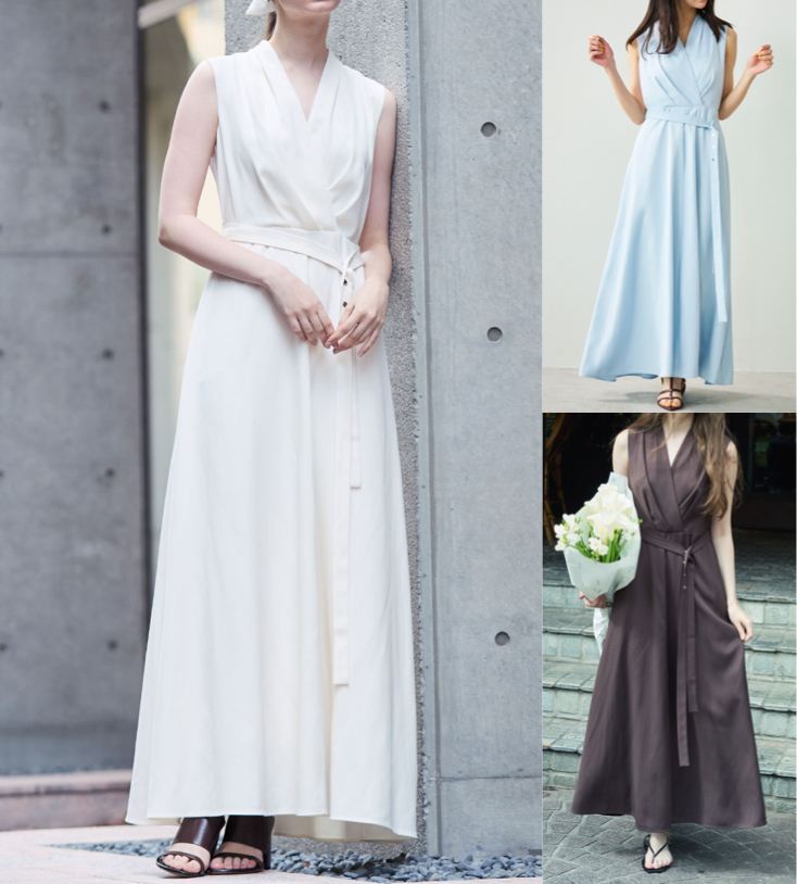 Aimeine（エメイン）ホワイトのワンピース