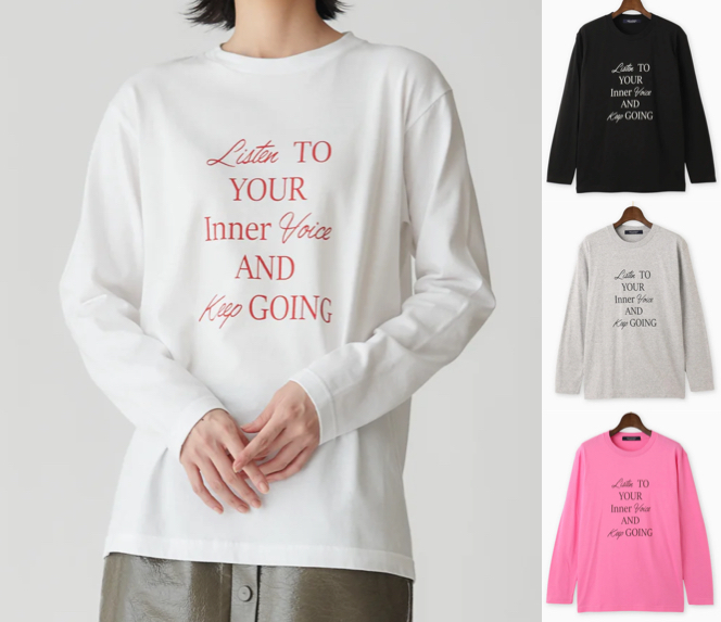 BRAHMIN(ブラーミン)ホワイトのロゴTシャツ