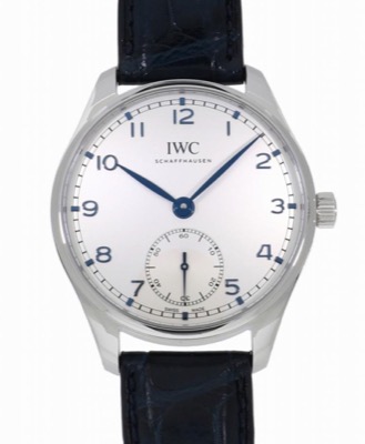 IWC(インターナショナル・ウォッチ・カンパニー)ネイビーxシルバーの腕時計