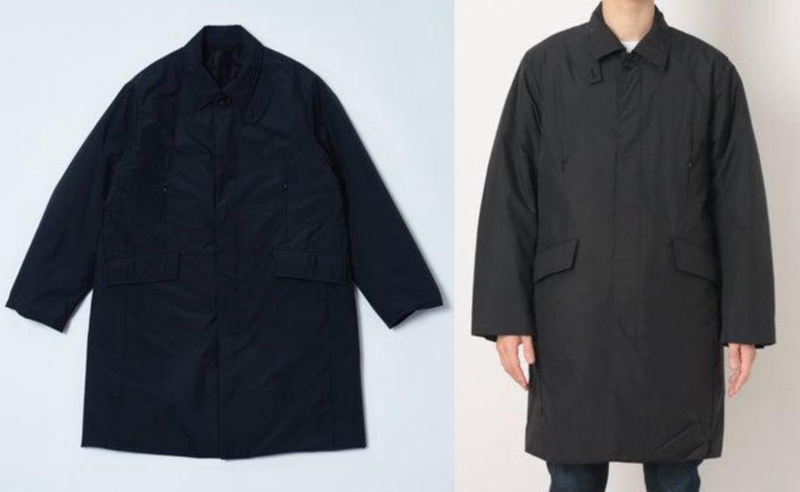 DUNLOP REFINED（ダンロップリファインド）ブラックのナイロンコート