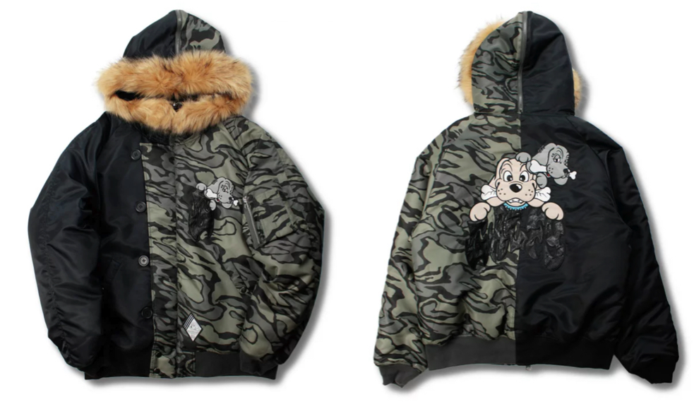 GALFY（ガルフィー）ブラックのファーフードブルゾン