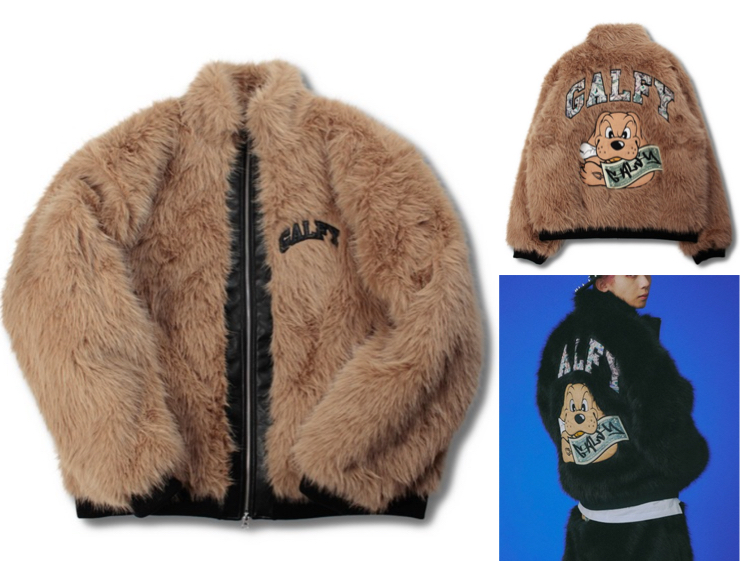 GALFY（ガルフィー）ベージュのファーブルゾン