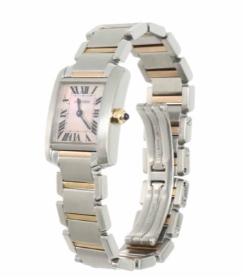 CARTIERシルバーの腕時計