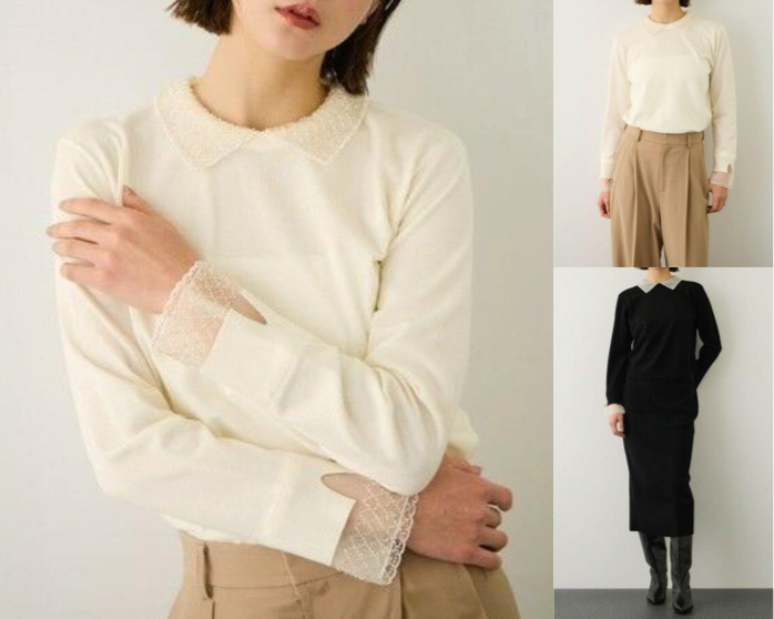 ROPE'ホワイトのブラウス