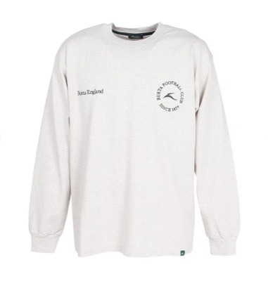 BUKTA（バクタ）グレーのロゴロンT