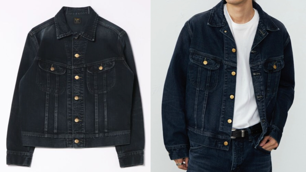 LEE(リー)ブラックのデニムジャケット