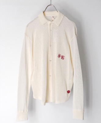 SHINYAKOZUKA（シンヤコズカ）ホワイトのカーディガン