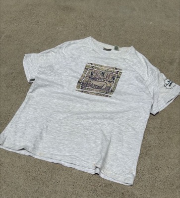 L.L.Beanホワイトのプリント柄Tシャツ