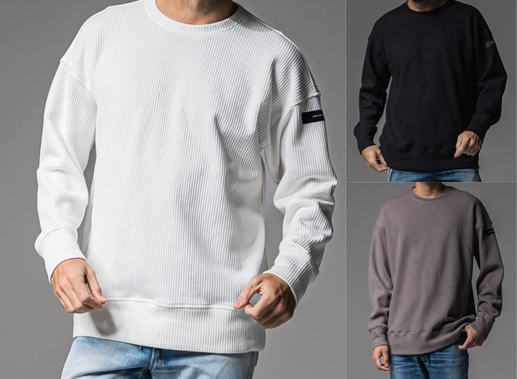 RESOUND CLOTHING（リサウンドクロージング）ホワイトのニット