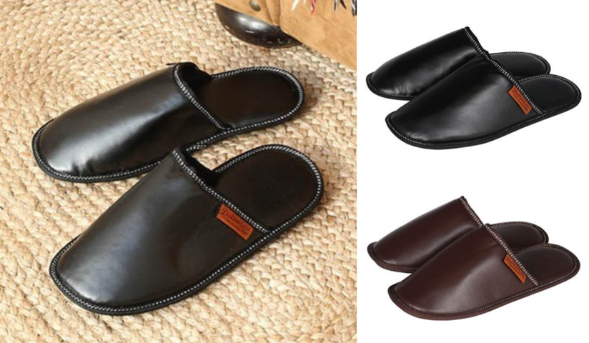 DULTON（ダルトン）ブラックのルームシューズ