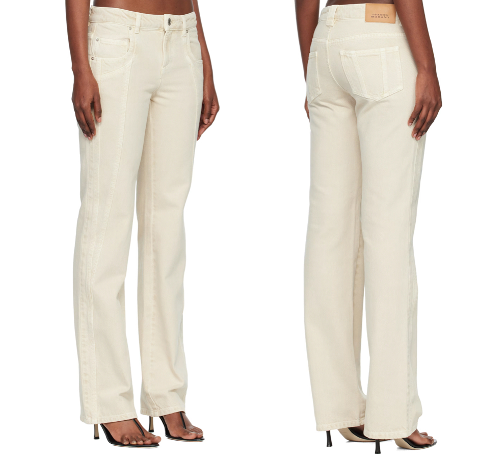 Isabel Marant Étoile（イザベル マラン エトワール）ホワイトのデニムパンツ