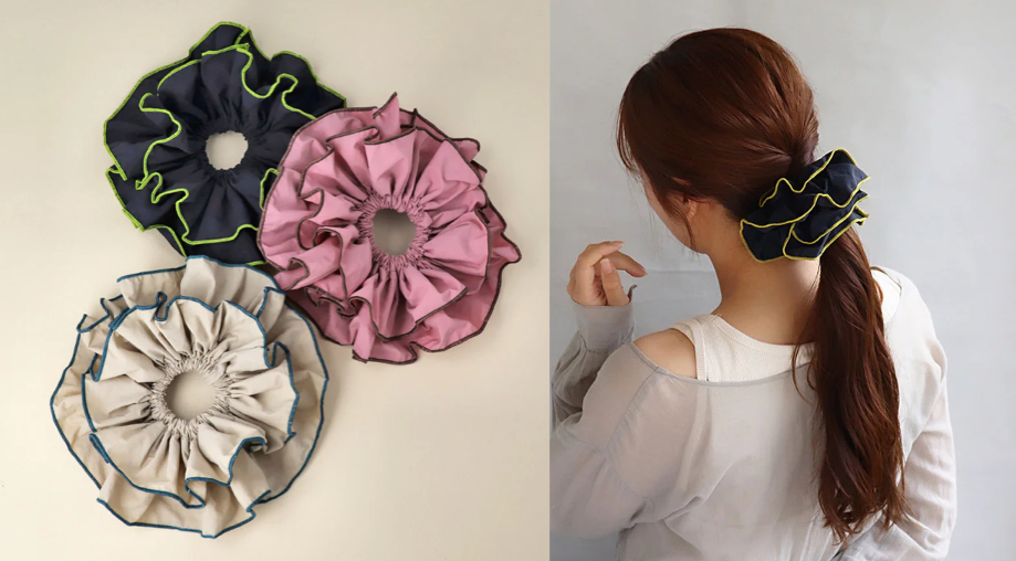 miette（ミエット）グレージュのパラシュートパンツ