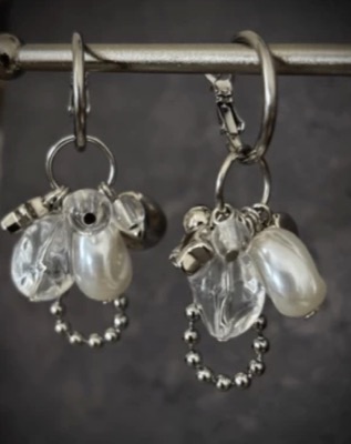 BrilliantMe（ブリリアントミー）シルバーxパールのピアス