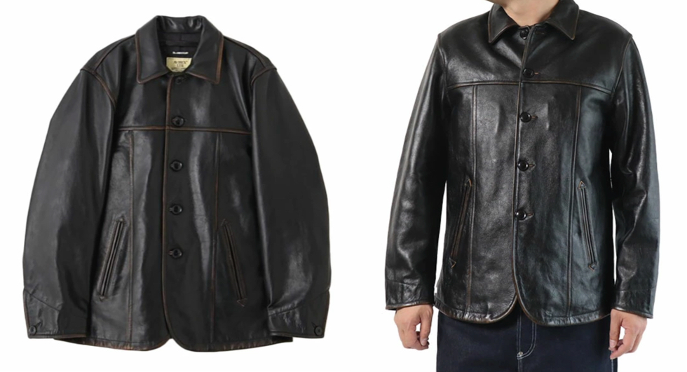 AVIREX（アヴィレックス）ブラックのヴィンテージレザージャケット