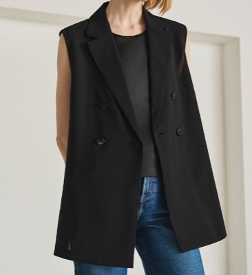 BLENHEIM(ブレンヘイム)ブラックのジレ