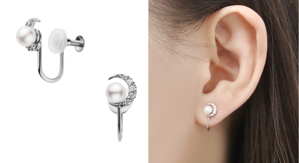 Vendome Aoyama(ヴァンドーム青山)シルバーxパールのイヤリング