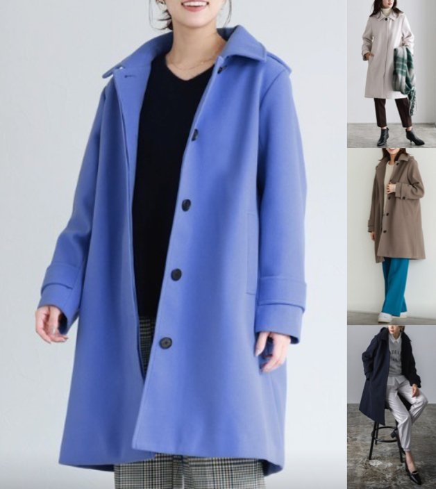 pierrotブルーのコート