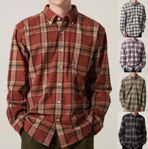 Eddie Bauer(エディーバウアー)赤いチェック柄シャツ