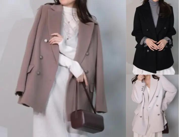 Apuweiser-riche（アプワイザー・リッシェ）ピンクベージュのジャケット