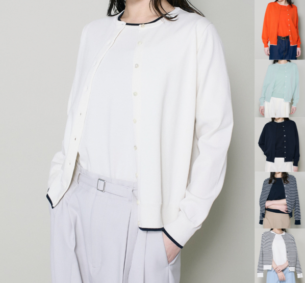 DAY by DAY It's international(デイバイデイ イッツインターナショナル)ホワイトのカーディガン