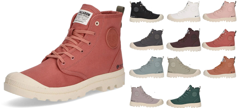 PALLADIUM(パラディウム)ピンク系のジップブーツ