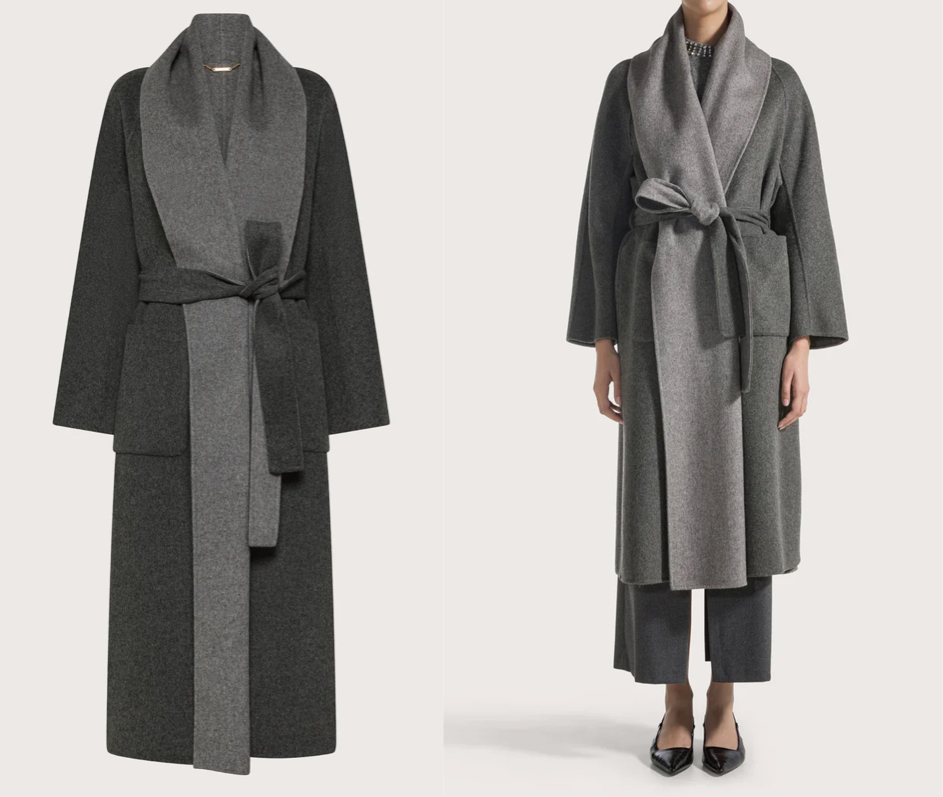 Seventy Venezia（セブンティヴェネツィア）グレーのローブコート