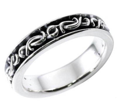 DEAL DESIGN（ディールデザイン）ブラックxシルバーのリング