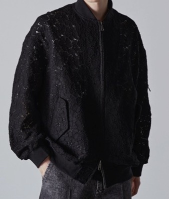 CLEL(クレイル)ブラックのMA-1ブルゾン