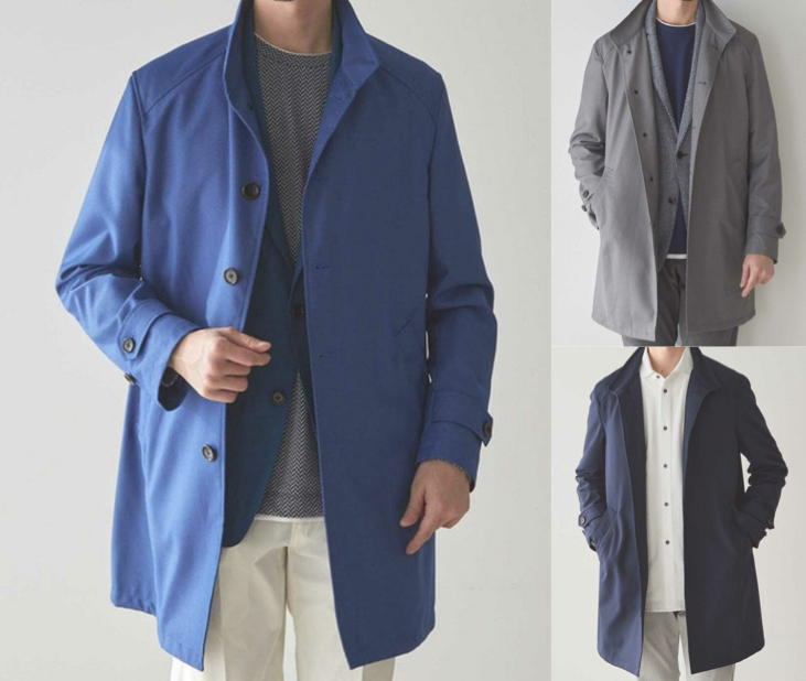 UNION STATION(ユニオンステーション)ブルーのコート