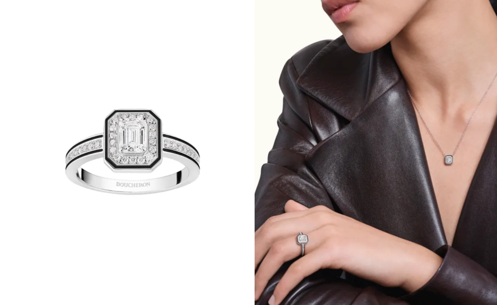 boucheronダイヤモンドのリング