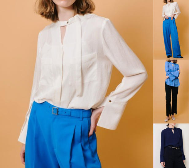 allureville（アルアバイル）ホワイトのブラウス