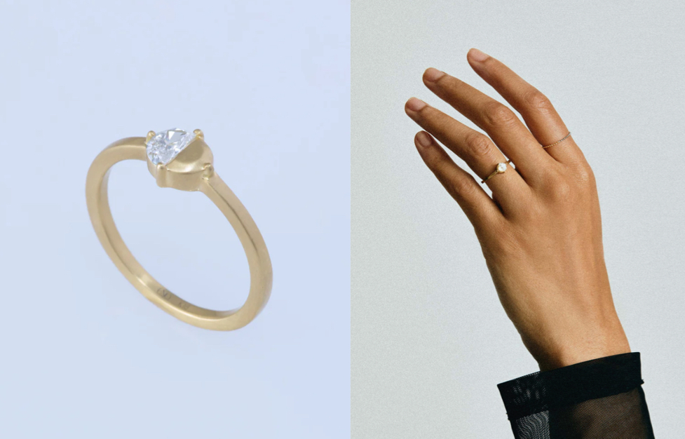 ENEY（エネイ）ゴールドのリング