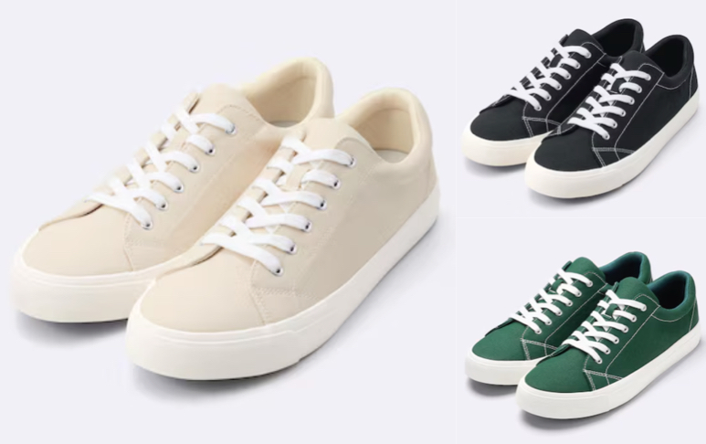 GU(ジーユー)ライトベージュのスニーカー